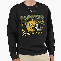 Art Green Bay Packers Pullover Sweatshirt
