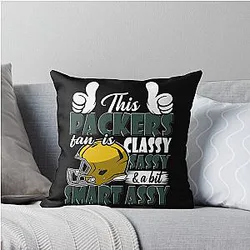 Art Green Bay Packers Throw Pillow