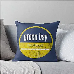 Green Bay Packers Football Cushion