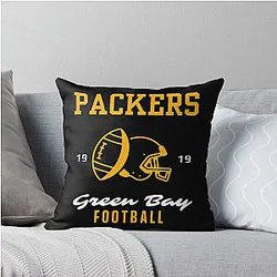 Art Green Bay Packers Throw Pillow