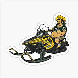 Green Bay Packers Cheese Head Superfan Sticker