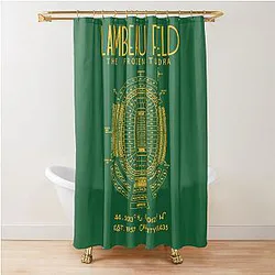Green Bay Packers Lambeau Field Shower Curtain