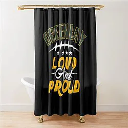 Art Green Bay Packers Shower Curtain