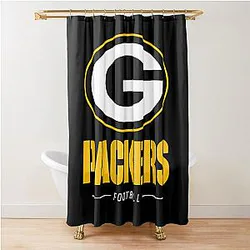 Art Green Bay Packers Shower Curtain