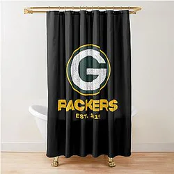 Art for Green Bay Packers Shower Curtain