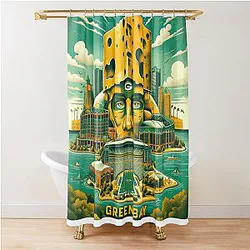 Green Bay Packers Shower Curtain