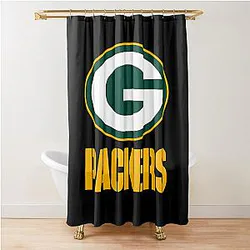 Art and Green Bay Packers Shower Curtain