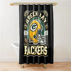 Art Green Bay Packers Shower Curtain