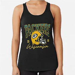 Art Green Bay Packers Racerback Tank Top