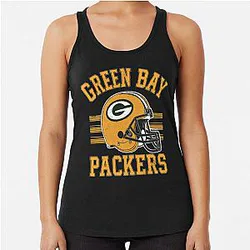 Art Green Bay Packers Racerback Tank Top