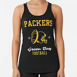 Art Green Bay Packers Racerback Tank Top