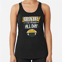 Art Green Bay Packers Racerback Tank Top