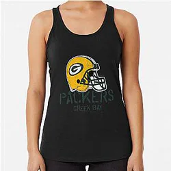 Art. Green Bay Packers Racerback Tank Top