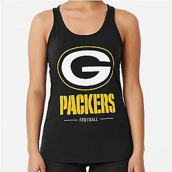 Art Green Bay Packers Racerback Tank Top