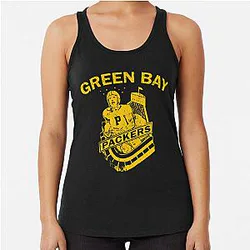 Art Green Bay Packers Racerback Tank Top