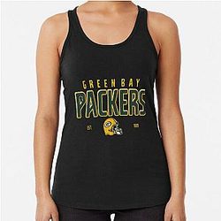 Art Green Bay Packers Racerback Tank Top