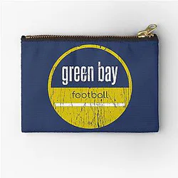 Green Bay Packers Football Zipper Pouch