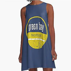Green Bay Packers A-Line Dress