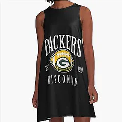 Art Green Bay Packers A-Line Dress