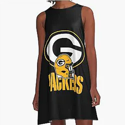 Art. Green Bay Packers A-Line Dress