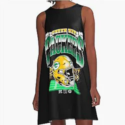 Art Green Bay Packers A-Line Dress