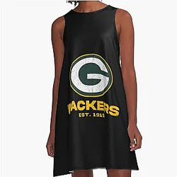 Art Green Bay Packers A-Line Dress