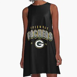 Green Bay Packers A-Line Dress