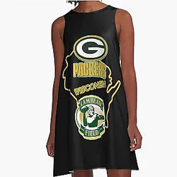 Art. Green Bay Packers A-Line Dress