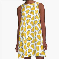 Green Bay Packers Pattern A-Line Dress