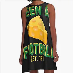 Green Bay Packers Team A-Line Dress