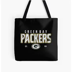 Green Bay Packers All Print Tote Bag