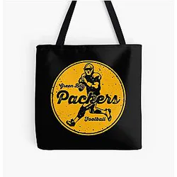 Art Green Bay Packers All-Over-Print Tote Bag