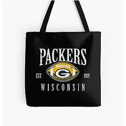Green Bay Packers All Over Print Tote Bag