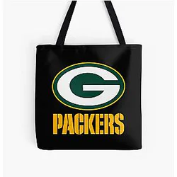 Art - Green Packers All Print Tote Bag