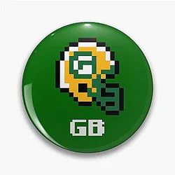 Green Bay Packers Football Helmet Pin
