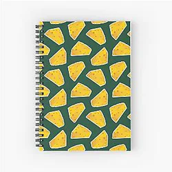 Green Bay Packers Pattern Spiral Notebook