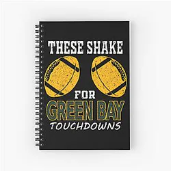 Art Green Bay Packers Notebook