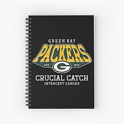 Art Green Bay Packers Spiral Notebook