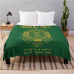 Green Bay Packers Lambeau Field Stadium Throw Blanket