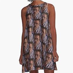 Cute Gregory House with A-Line Dress