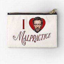 I Love Malpractice Gregory House TV Show Zipper Pouch