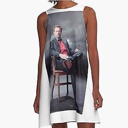 Hugh Laurie Gregory House MD A-Line Dress