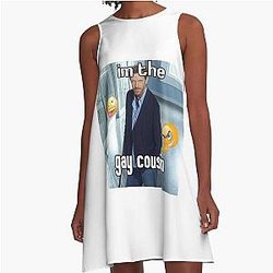 Gay Cousin Gregory A-Line House Dress