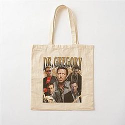 Dr Gregory House Retro Vintage 90s Cotton Tote Bag