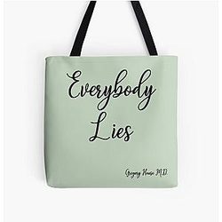 Everybody Lies, Gregory House Tote Bag