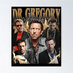 Dr. Gregory House 90s Vintage Poster