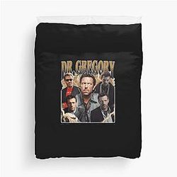Dr. Gregory House Retro Fan Art Vintage 90s Duvet Cover