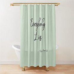 Everybody Lies Gregory House M.D. Shower Curtain