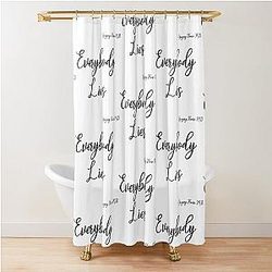 Everybody Lies Gregory House M.D. Shower Curtain