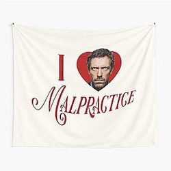 I Love Malpractice Gregory House Tapestry